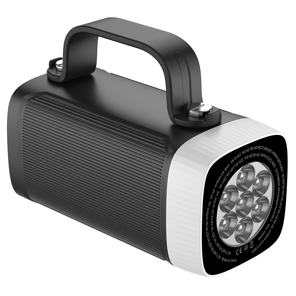 High-Capacity 40000mAh Power Banks With Outdoor Camping Light LED Display