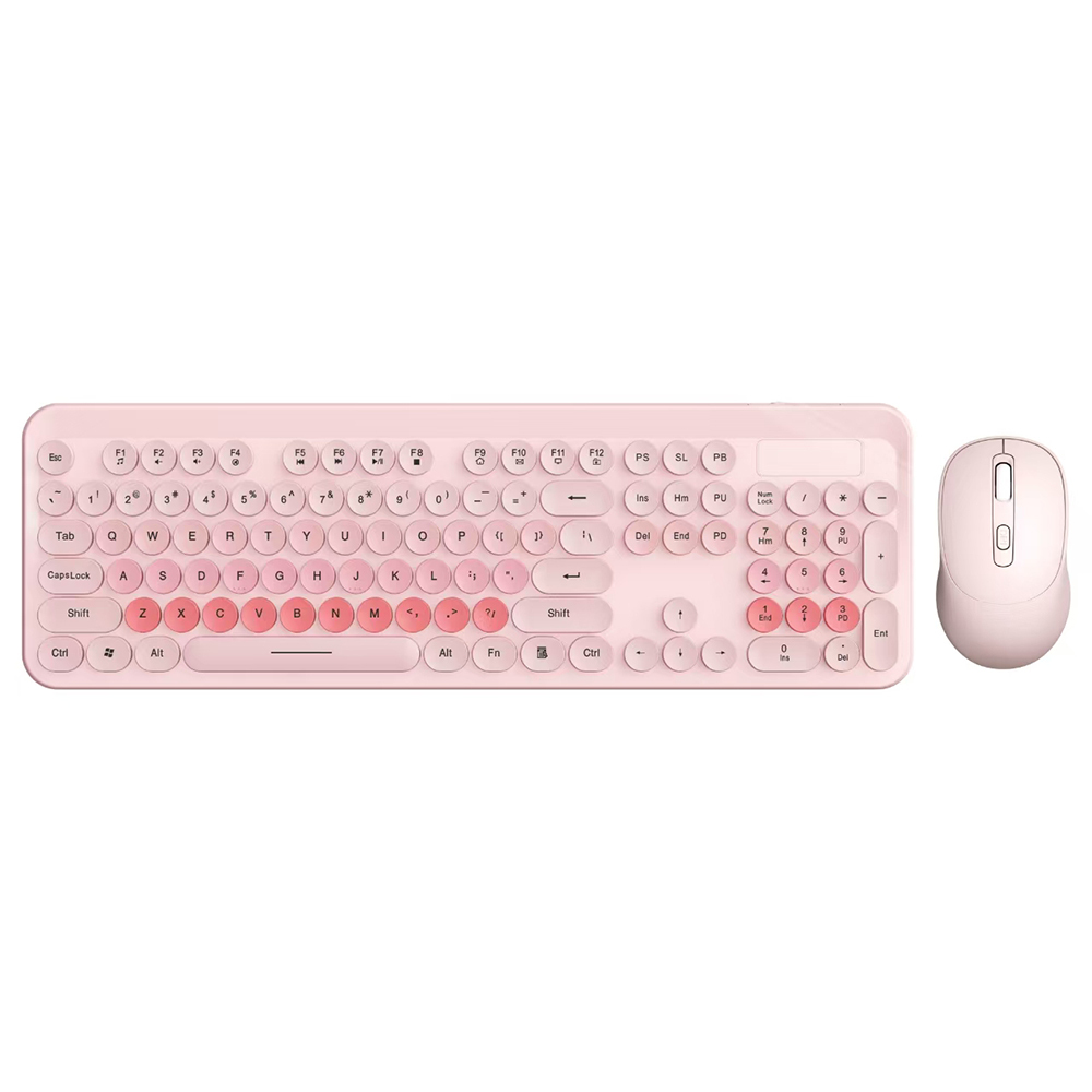 2.4G Wireless Keyboard and Mouse Combo With RGB Backlit