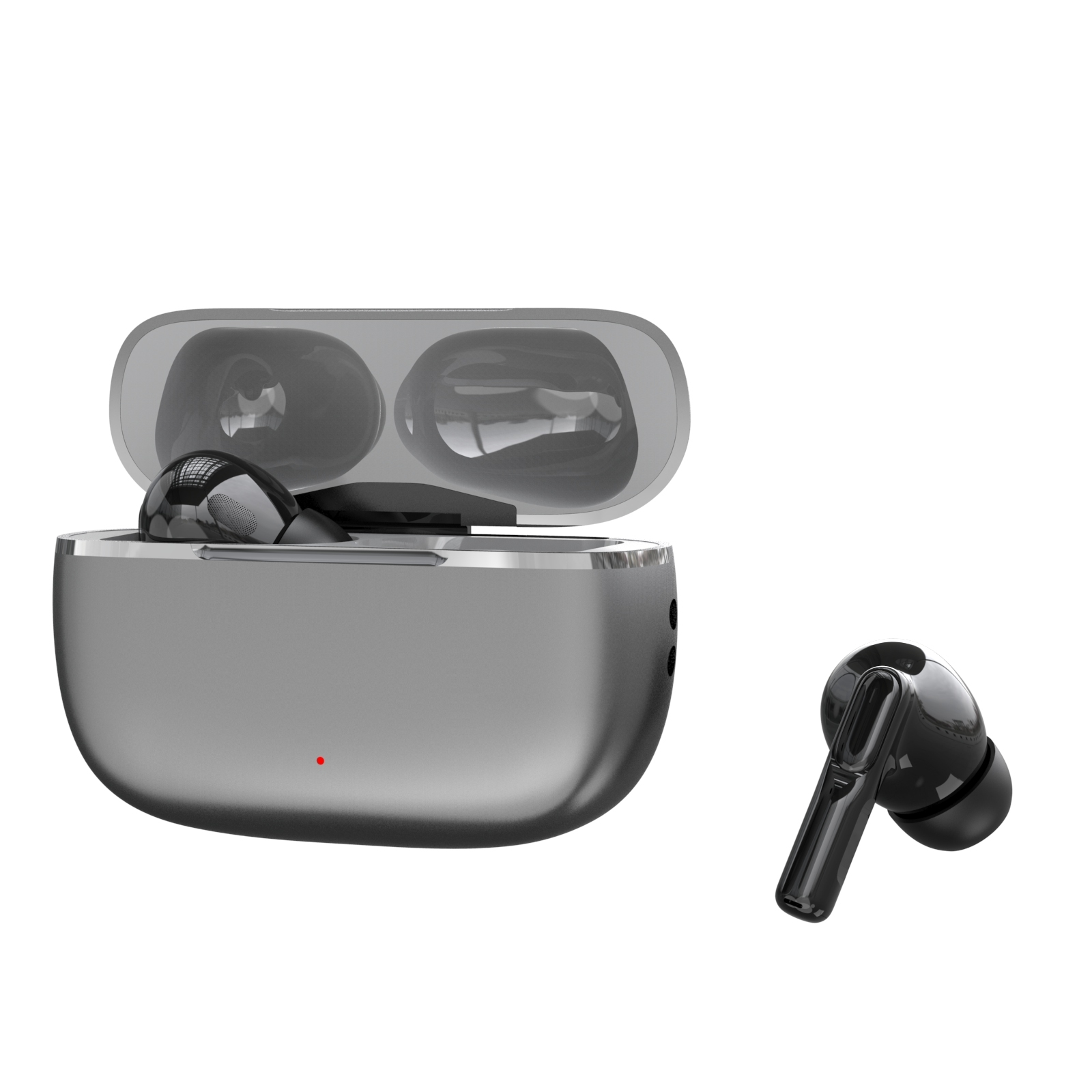 TWS in Ear Earphones HD Voice Gaming Earbuds Gunmetal V5.4
