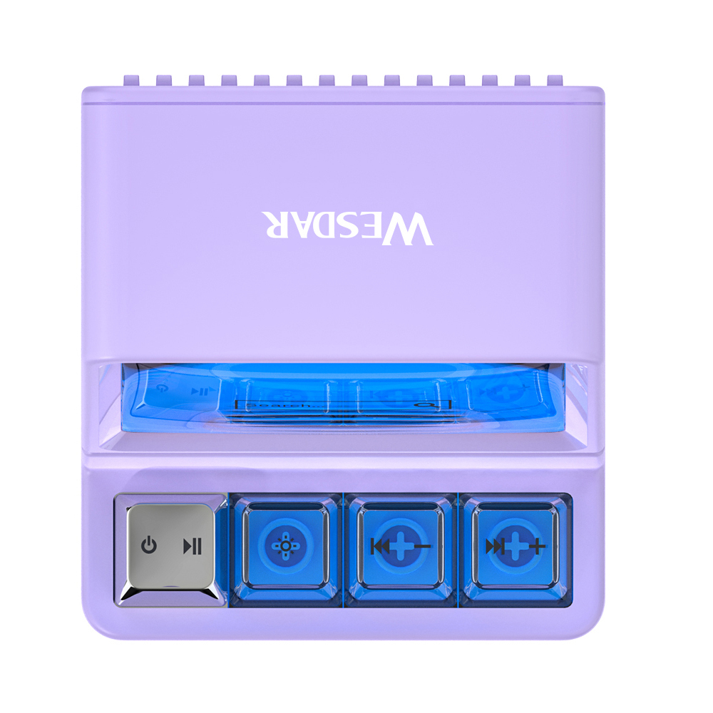TWS Wireless RGB Light Speaker with USB-C Charging Cable