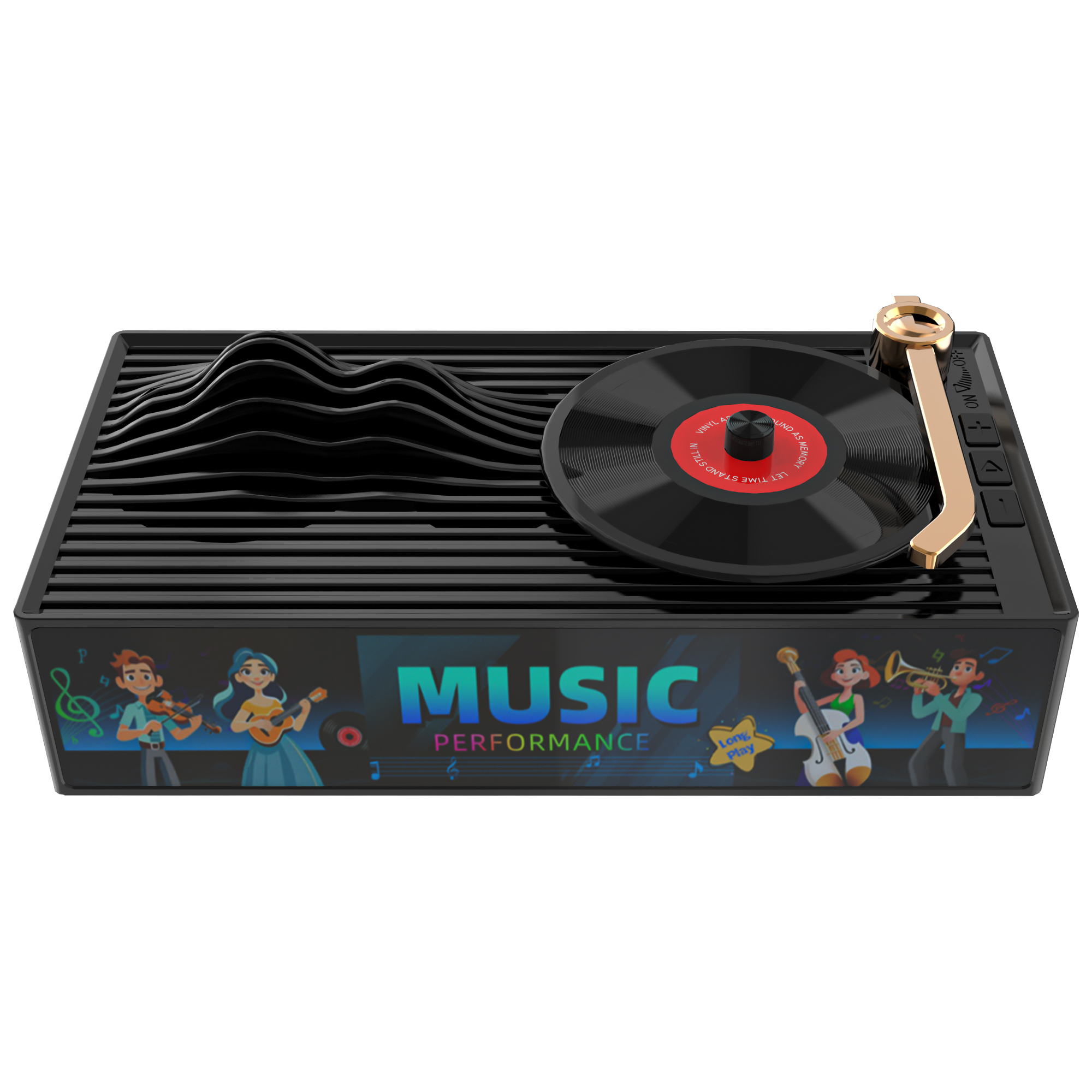WESDAR Brand Vintage Style Portable Bluetooth Speaker With RGB Light