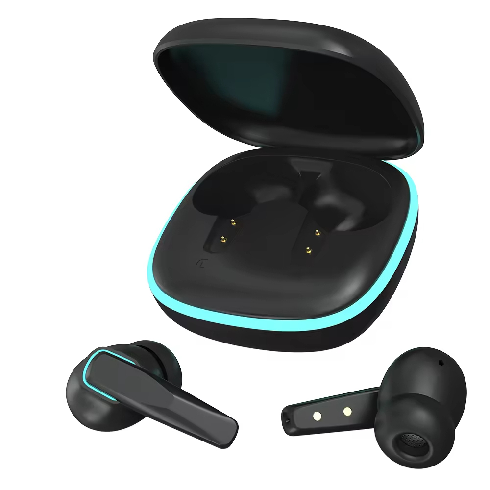 TWS Gaming In Ear Earbuds Bluetooth 5.3 With Colorful RGB Light