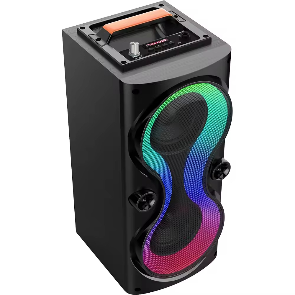 WESDAR 20W Portable Bluetooth Speaker with RGB Flame Light & Remote Control
